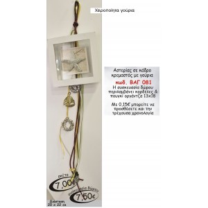 ΑΣΤΕΡΙΑΣ ΣΕ ΚΑΔΡΟ ΚΡΕΜΑΣΤΟΣ ΜΕ ΓΟΥΡΙΑ ΒΑΓ-081